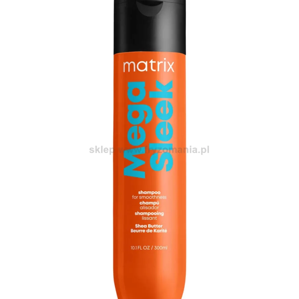 Matrix Mega Sleek, zestaw do wygładzenia włosów, szampon 300ml + odżywka 300ml