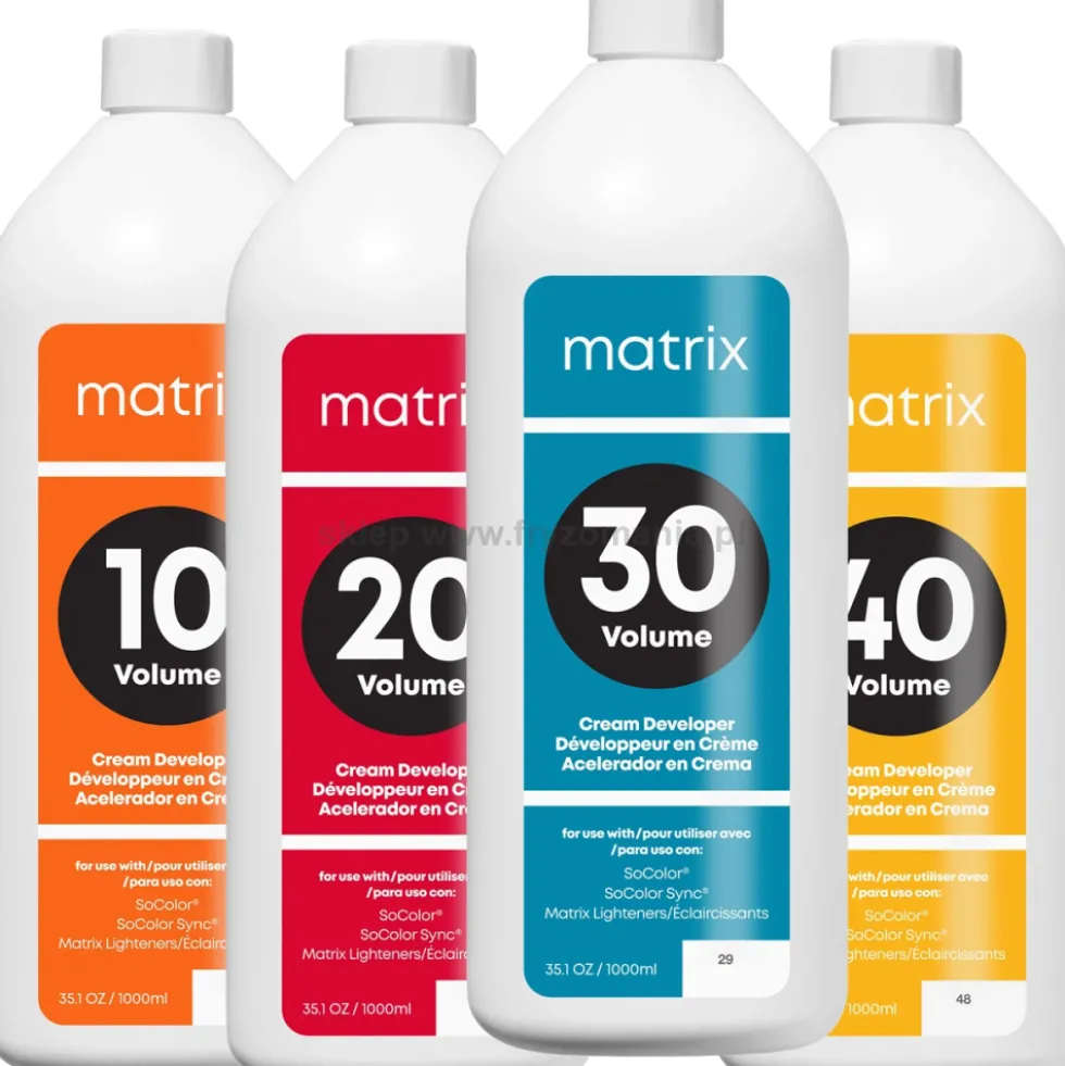 Matrix oxydant, aktywator 3, 6, 9 lub 12% 1000ml do koloryzacji Socolor