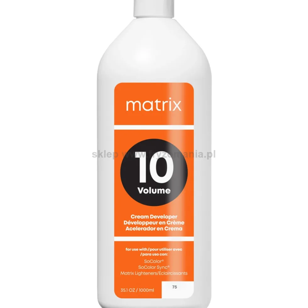 Matrix oxydant, aktywator 3, 6, 9 lub 12% 1000ml do koloryzacji Socolor