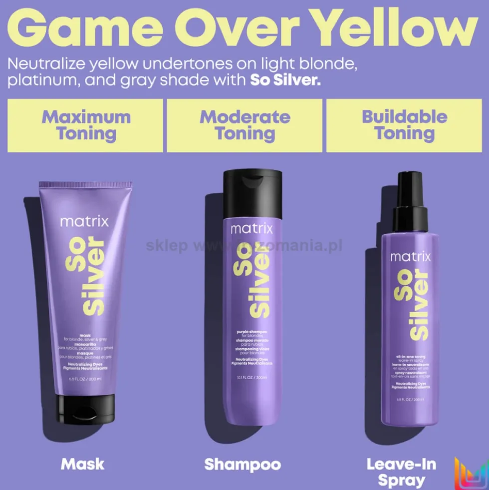 Matrix So Silver szampon do włosów blond i siwych 300ml
