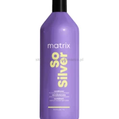 Matrix So Silver - zestaw do włosów blond i siwych, szampon 1000ml i odżywka 1000ml