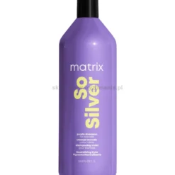 Matrix So Silver - zestaw do włosów blond i siwych, szampon 1000ml i odżywka 1000ml