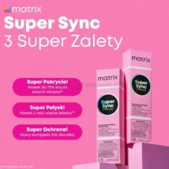Matrix Super Sync Pre-bonded Toner do włosów bez amoniaku 90ml