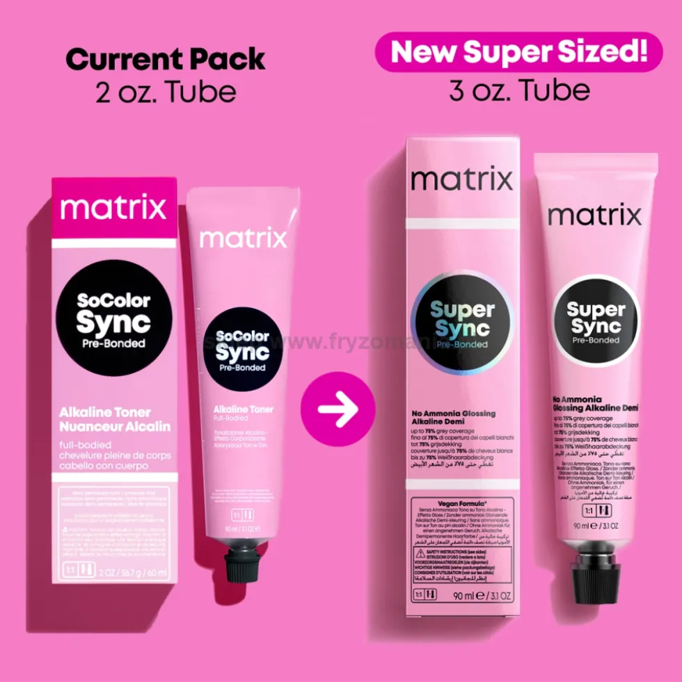 Matrix Super Sync Pre-bonded Toner do włosów bez amoniaku 90ml
