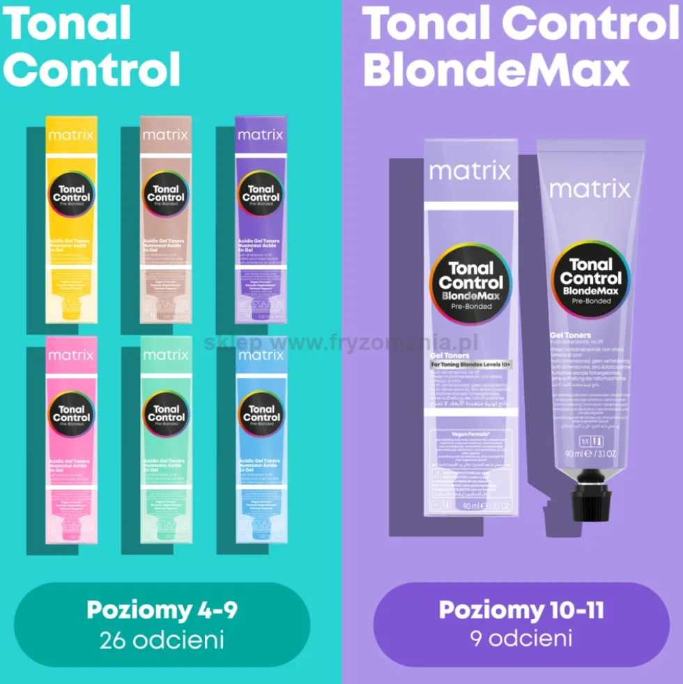 Matrix Tonal Control Pre-bonded Toner do włosów w żelu 90ml