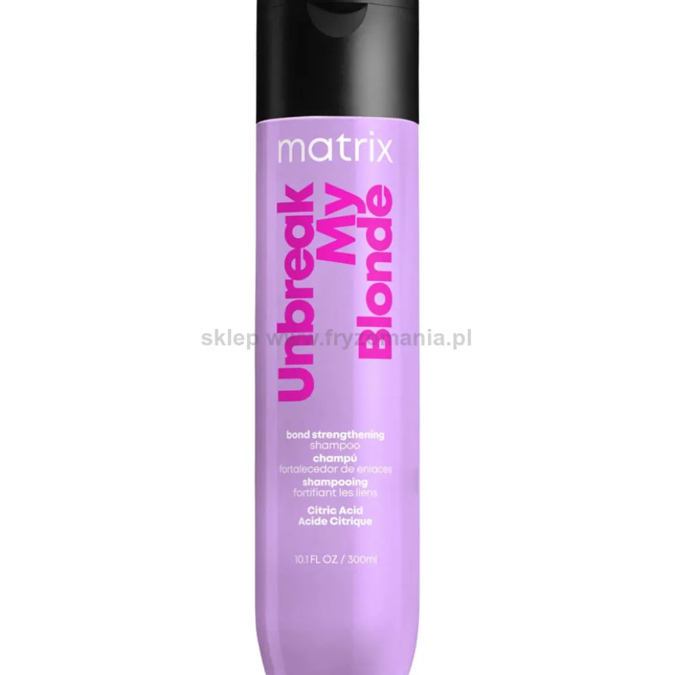 Matrix Unbreak My Blonde - zestaw wzmacniający włosy rozjaśniane kuracja 150ml, szampon 300ml i odżywka 300ml
