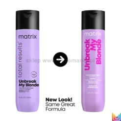 Matrix Unbreak My Blonde - zestaw wzmacniający włosy rozjaśniane kuracja 150ml, szampon 300ml i odżywka 300ml