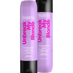 Matrix Unbreak My Blonde - zestaw wzmacniający do włosów rozjaśnianych, szampon 300ml i odżywka 300ml