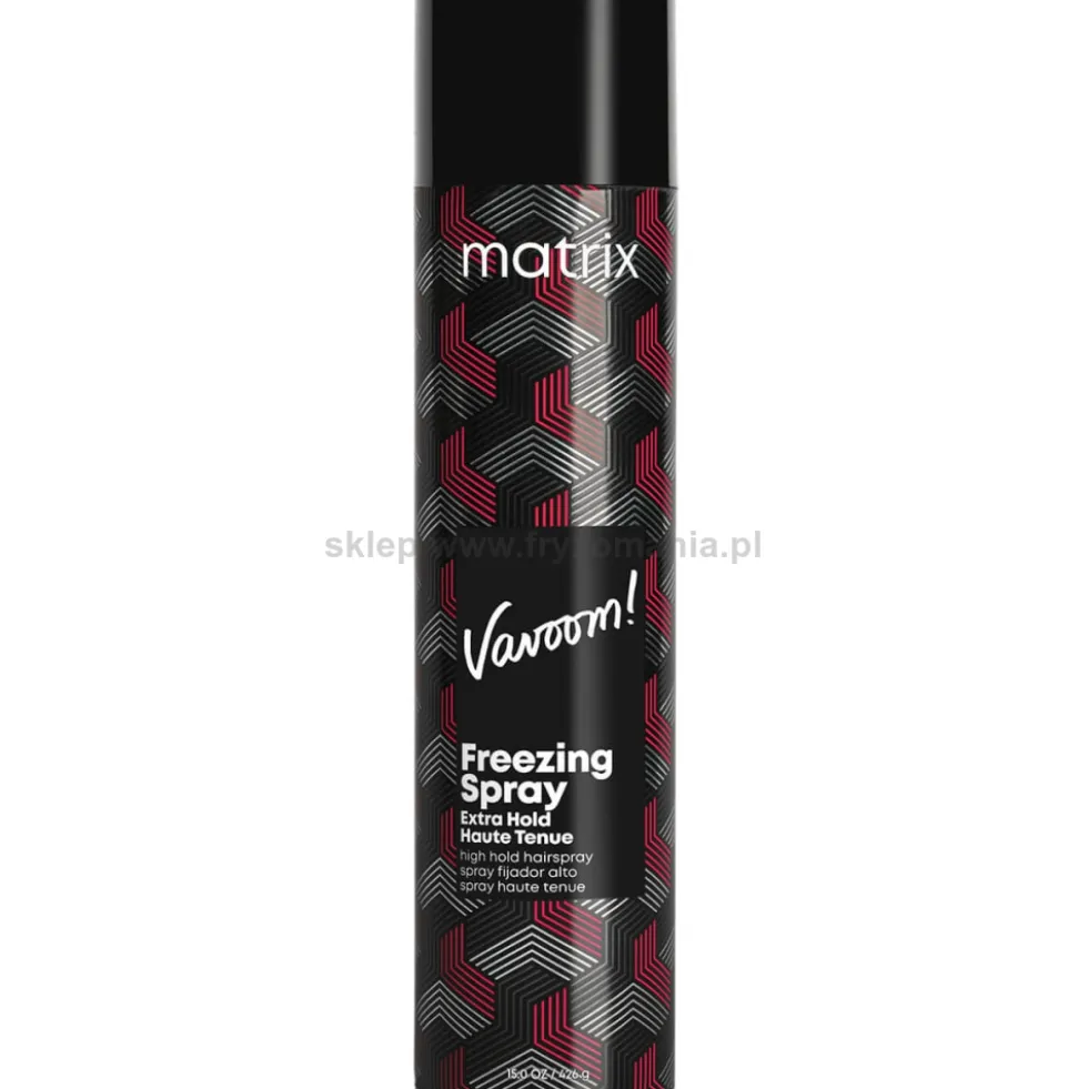 Matrix Vavoom Freezing Extra Hold Lakier do włosów, szybkoschnący o mocnym utrwaleniu 500ml