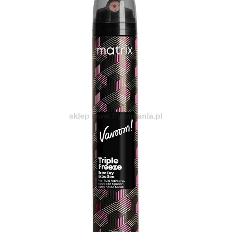Matrix Vavoom Triple Freeze Extra Dry Suchy Lakier do włosów o bardzo mocnym utrwaleniu 300ml