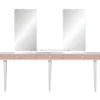 Mila Linea II konsoleta fryzjerska dwustanowiskowa, płyta laminowana
