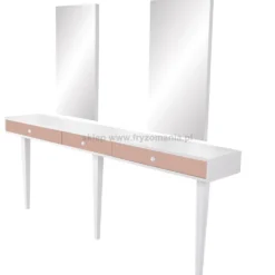 Mila Linea II konsoleta fryzjerska dwustanowiskowa, płyta laminowana