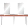 Mila Linea IV Central konsoleta fryzjerska czterostanowiskowa, płyta laminowana