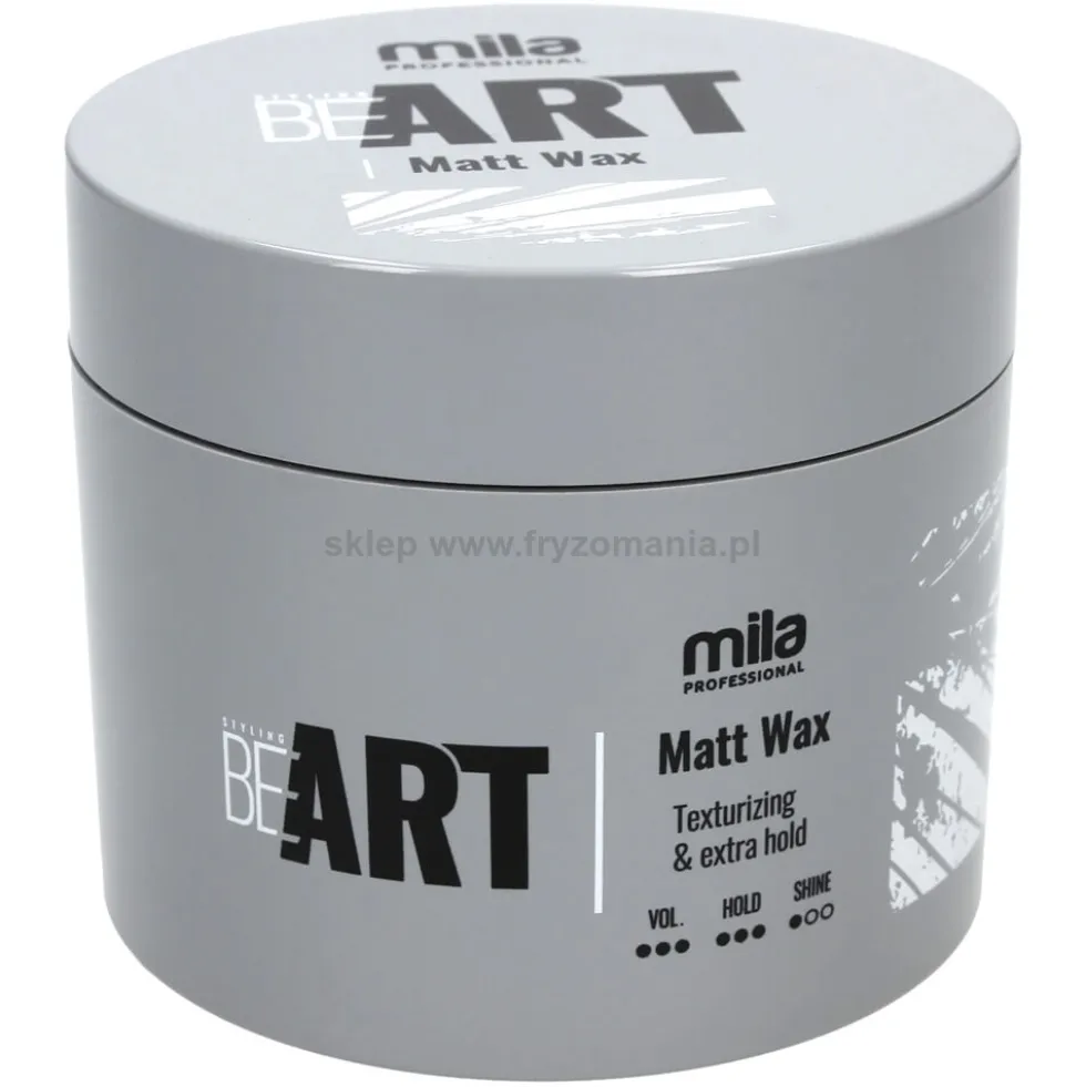 Mila Professional Be Art Matt Wax, wosk utrwalający matowy do włosów 100ml