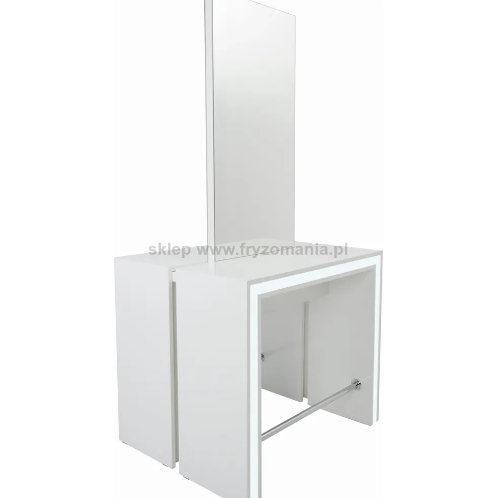 Mila Show II Central konsoleta fryzjerska dwustanowiskowa, płyta laminowana
