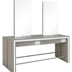 Mila Show IV Central konsoleta fryzjerska czterostanowiskowa, płyta laminowana