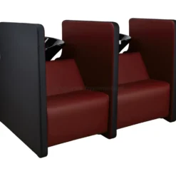Mila Zen Sofa Myjnia fryzjerska dwustanowiskowa z podnóżkiem elektrycznym i masażem wibracyjnym