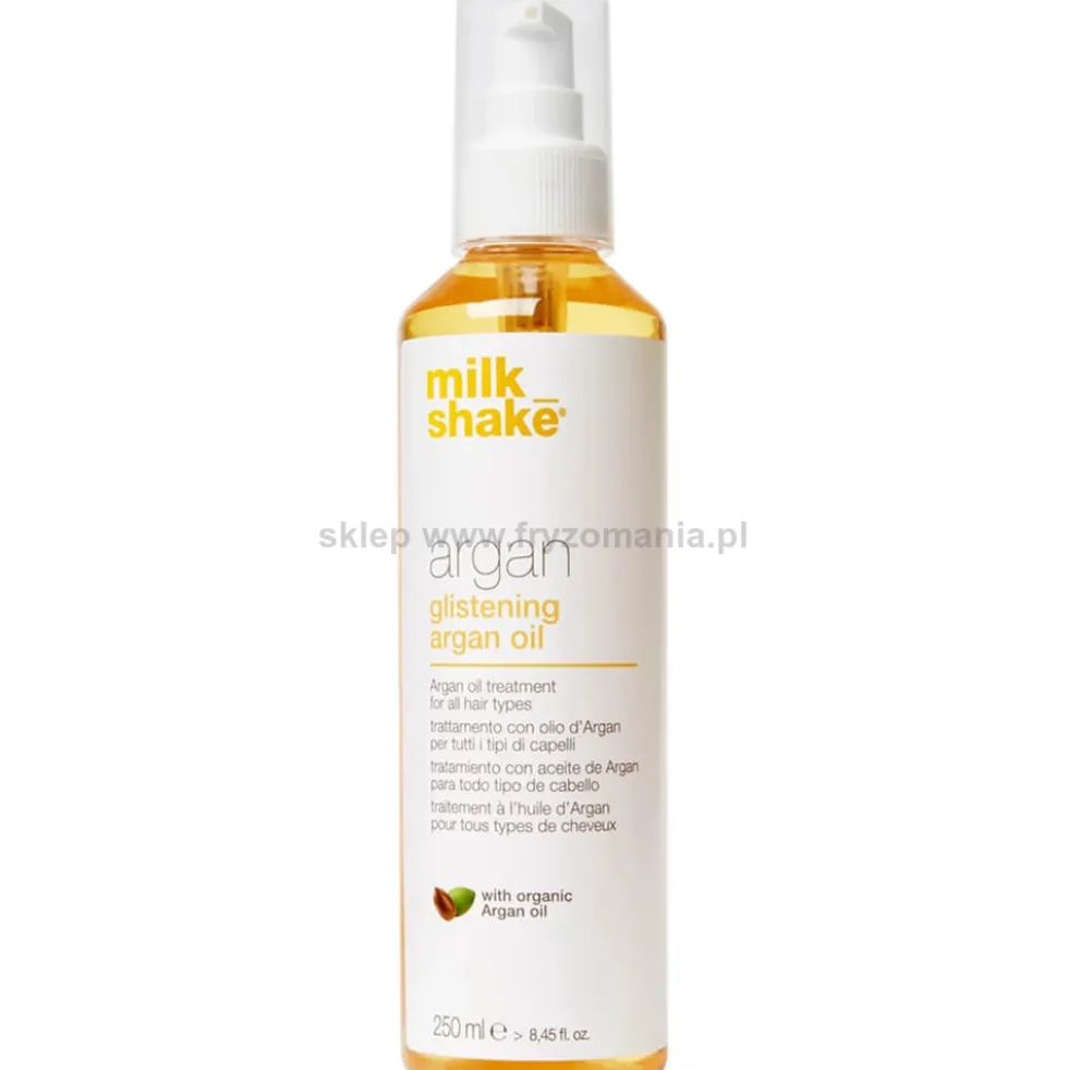 Milk Shake Argan Glistening Oil Olejek arganowy do włosów dodający blasku 250ml