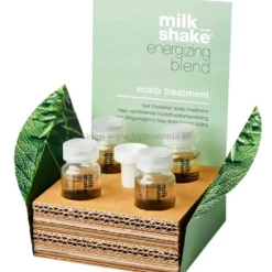 Milk Shake Energizing Blend Wcierka do włosów zniszczonych i łamliwych zapobiegająca ich wypadaniu 4x12ml