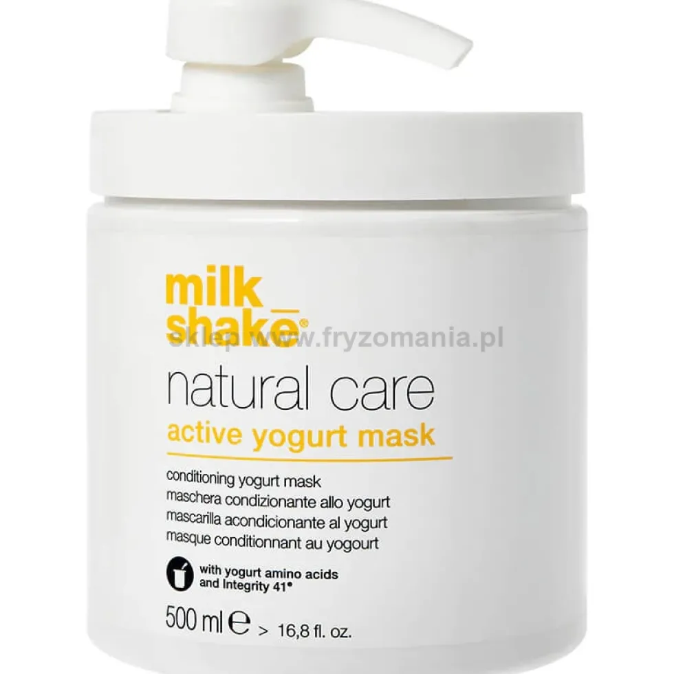 Milk Shake Natural Care Active Yogurt Maska regenerująca do włosów zniszczonych i suchych 500ml