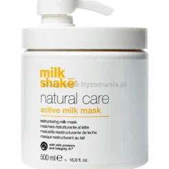 Milk Shake Natural Care Active Milk Maska regenerująca do włosów zniszczonych i suchych 500ml