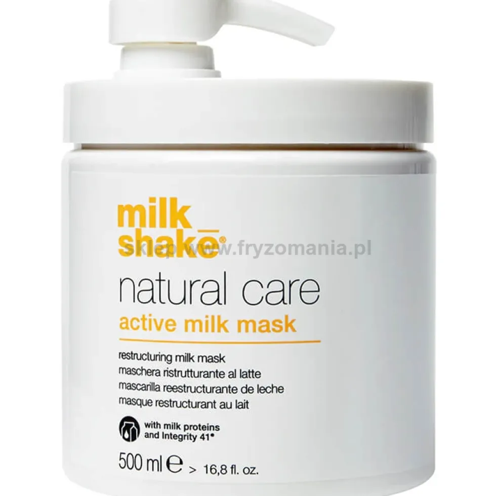 Milk Shake Natural Care Active Milk Maska regenerująca do włosów zniszczonych i suchych 500ml