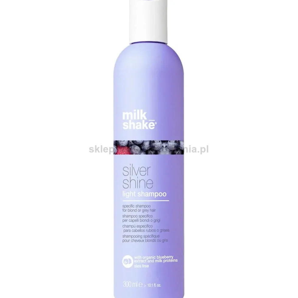 Milk Shake Silver Shine Light Szampon do włosów blond i siwych neutralizujący żółte odcienie 300ml