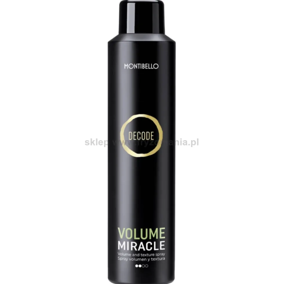 Montibello Decode Volume Miracle, spray nadający objętość do cienkich włosów 250ml