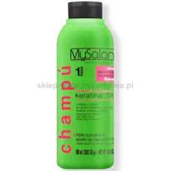 MySalon Professional 3X Keratina - zestaw do prostowania włosów, szampon 500ml, maska 250ml i płynna keratyna 100ml