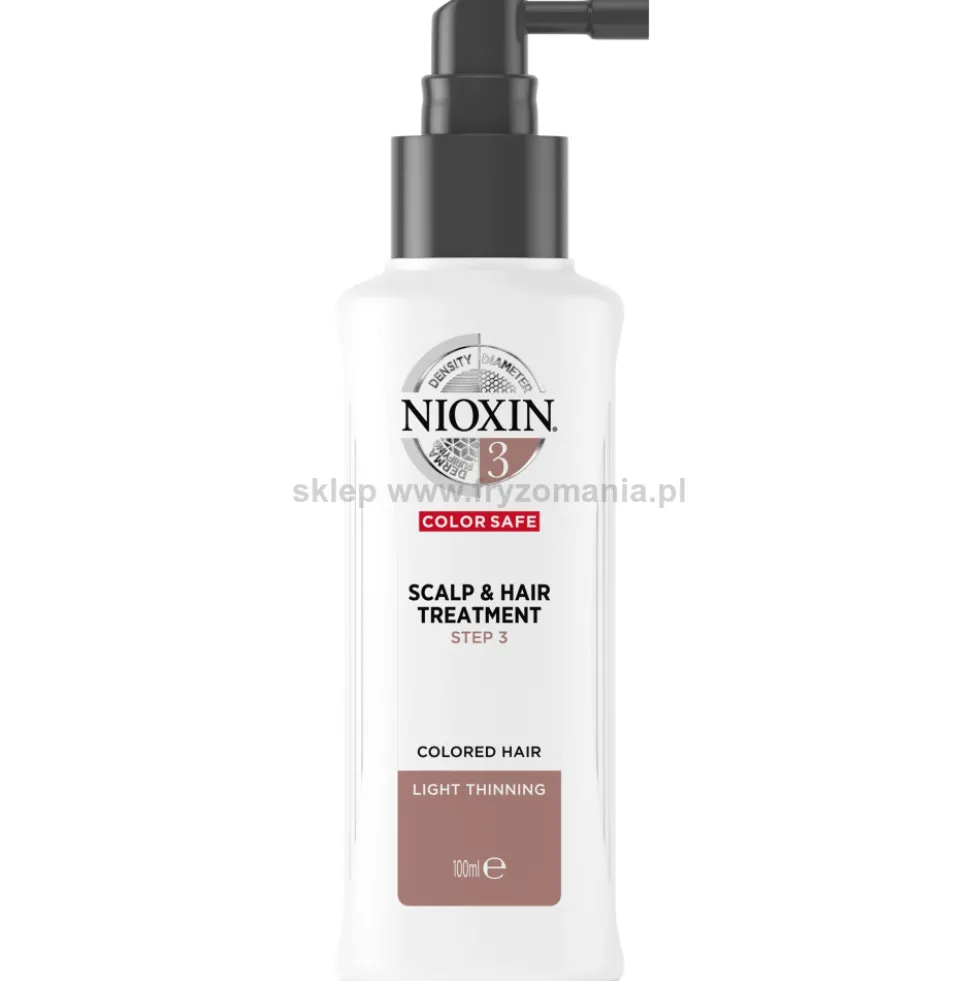 Nioxin System 3 kuracja zagęszczająca włosy farbowane 100ml