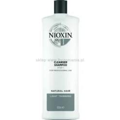 Nioxin System 1 szampon do włosów naturalnych przerzedzonych 1000ml