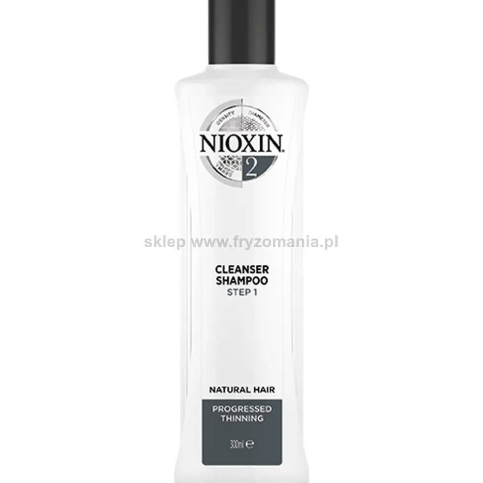 Nioxin System 2 szampon do włosów naturalnych przeciw wypadaniu 300ml
