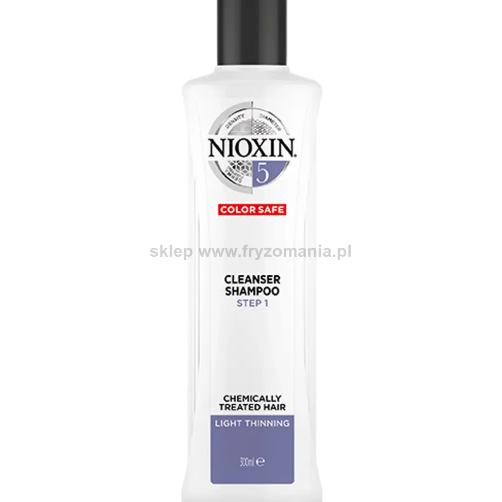 Nioxin System 5 szampon oczyszczający przeznaczony do włosów po zabiegach chemicznych 300ml