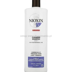 Nioxin System 5 szampon przeciw wypadaniu, przeznaczony do włosów po zabiegach chemicznych 1000ml