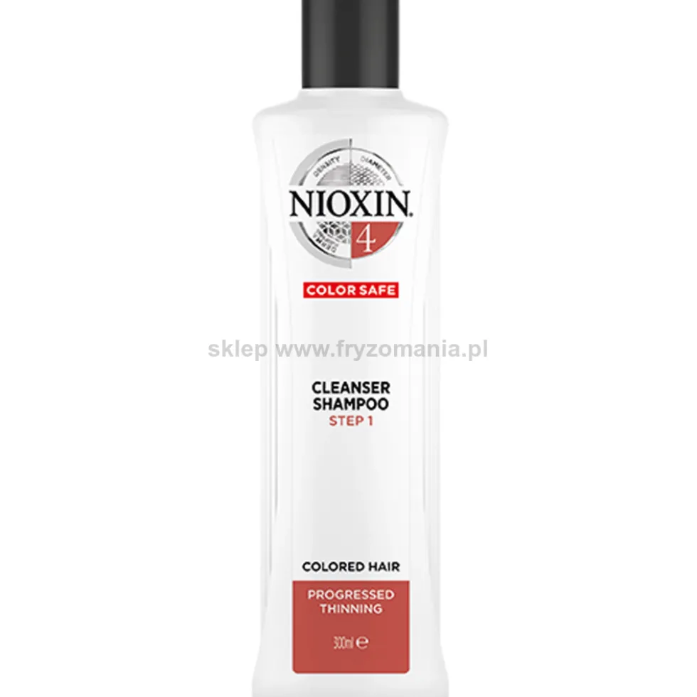 Nioxin System 4 szampon przeciw wypadaniu do włosów farbowanych 300ml