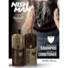 Nishman Beard & Mustache Szampon nawilżający z panthenolem do brody i wąsów dla mężczyzn 200ml