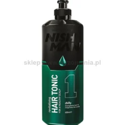Nishman Chilly Revitalising Tonik rewitalizujacy do włosów dla mężczyzn 400ml