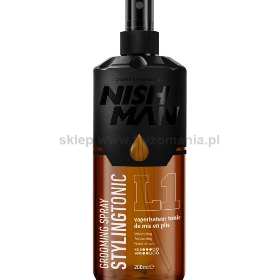 Nishman Grooming Spray Tonik do stylizacji włosów dla mężczyzn 200ml