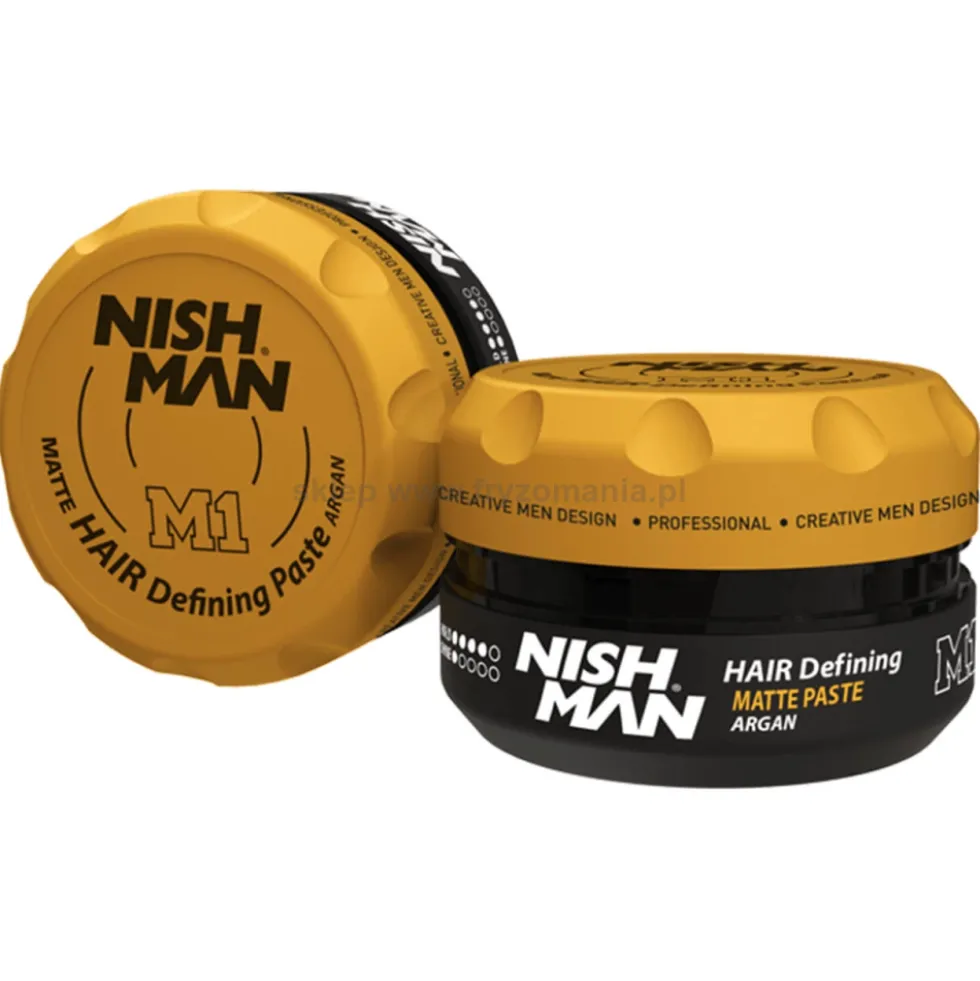 Nishman Hair Defining Paste Argan Pasta matowa arganowa do włosów dla mężczyzn 100ml
