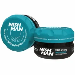 Nishman Hair Styling Wax M4 Wosk matowy super mocny do włosów dla mężczyzn 100ml