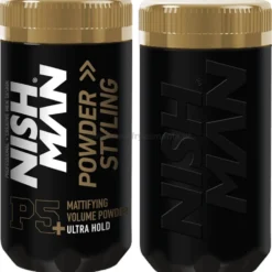 Nishman Powder Styling P5+ Ultra Hold Puder do stylizacji włosów dla mężczyzn, ultra mocny 20g