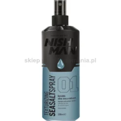 Nishman Sea Salt Texturizing Spray do stylizacji włosów dla mężczyzn 200ml