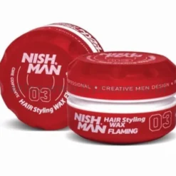 Nishman Styling Wax 03 Flaming pomada do włosów o zapachu mango, mocna 150ml
