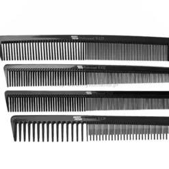 Nishman - zestaw grzebieni barberskich do strzyżenia włosów (T-122, T-121, T-120, T-125)
