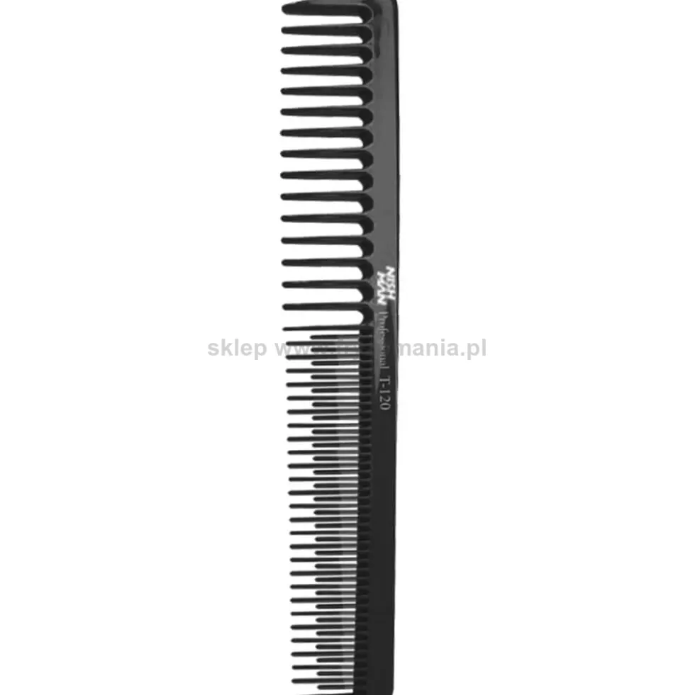 Nishman - zestaw grzebieni barberskich do strzyżenia włosów (T-122, T-121, T-120, T-125)