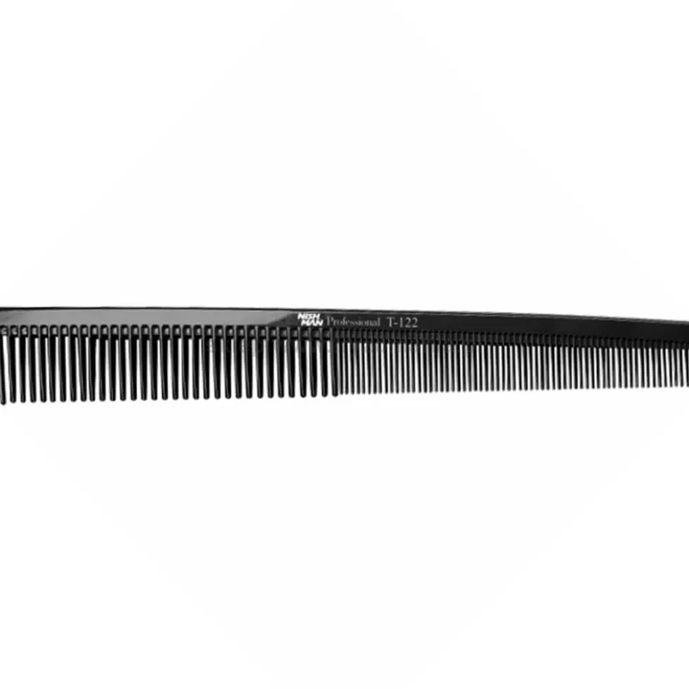 Nishman - zestaw grzebieni barberskich do strzyżenia włosów (T-122, T-121, T-120, T-125)