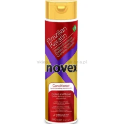 Novex Brazilian Keratin, zestaw do włosów suchych i zniszczonych z keratyną, szampon 300ml i odżywka 300ml