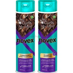 Novex My Curls - zestaw do włosów kręconych, szampon 300ml i odżywka 300ml