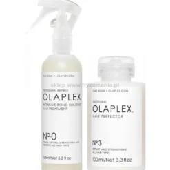 Olaplex 0 i 3 Repair and strengthens - zestaw do regeneracji włosów kuracja 100ml i mgiełka 155ml
