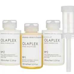 Olaplex No.1 No.2 + No.2 Traveling Stylist Kit Zestaw do regeneracji włosów 3x100ml